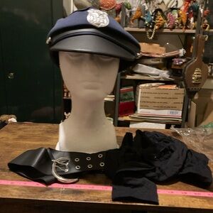 Child policewomen costume pieces